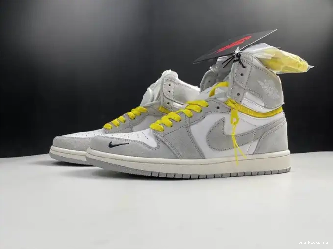 Rep Onekick 1 CW6576-100 Smoke Switch Jordan Light High Air 0425